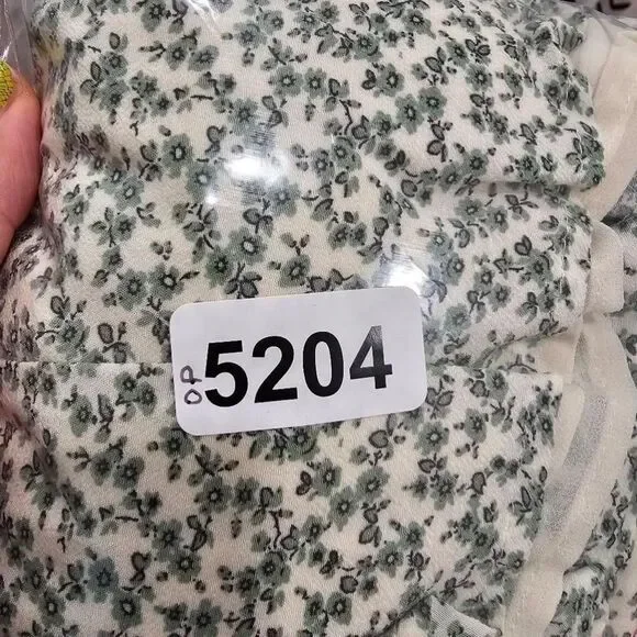 Rails Green Floral Print Dress Size L